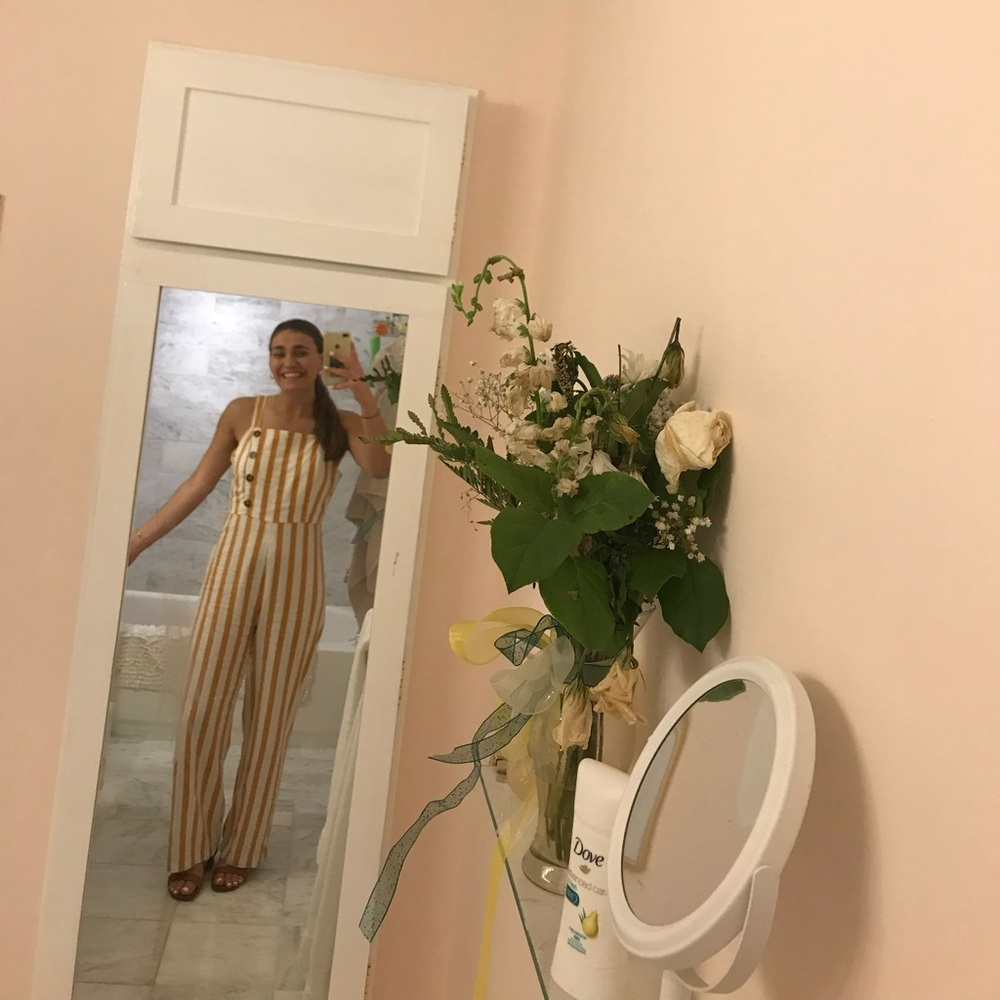 C&C California Yellow/Orange/White Jumpsuit